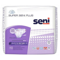Подгузники Сени д/взрослых PLUS (фиол) (№4 extra large 10 шт)