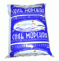Соль морская природная (пак. 1кг)