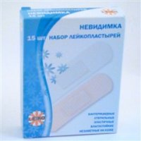 Лейкопластырь LEIKO набор (№15 "Невидимка" карт. уп.)